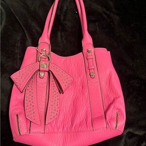 Penny Sue Pink Studded Women's Bag